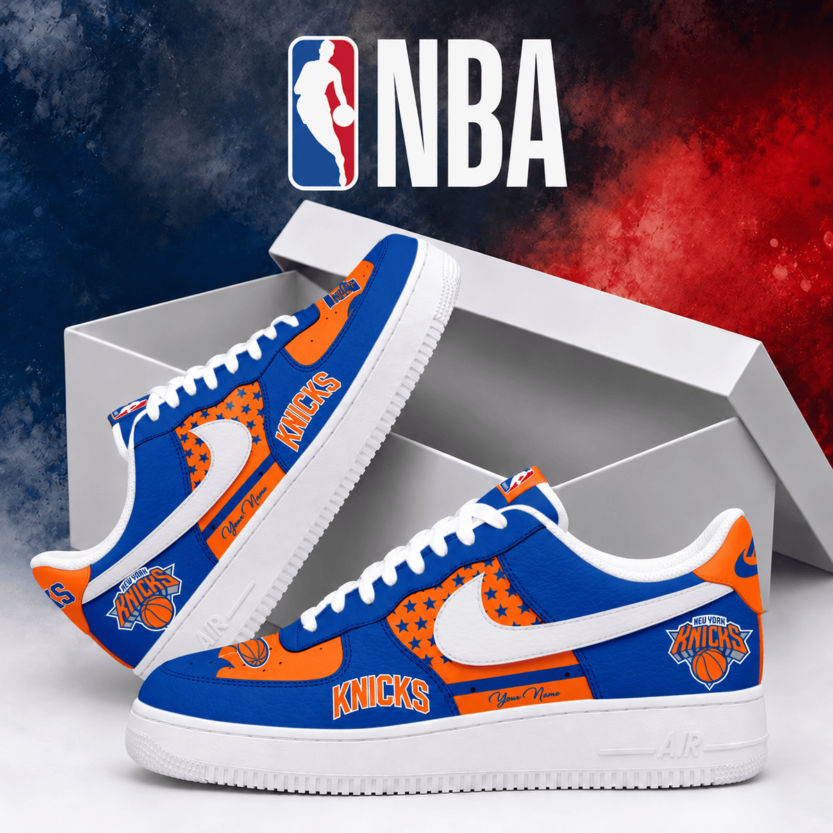 New York Knicks ⭐ NBA Personalized Air Low Top Shoes
