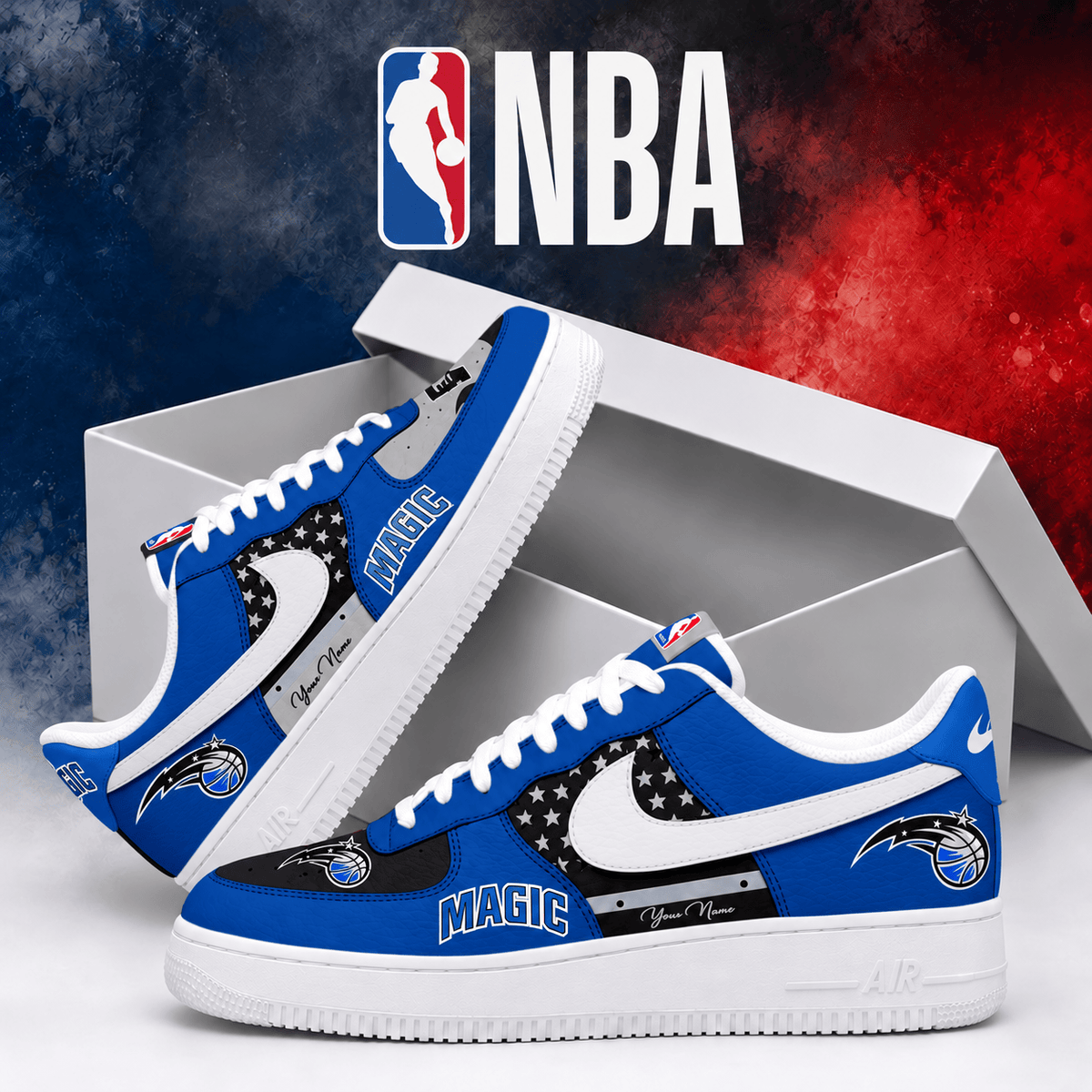 Orlando Magic NBA Personalized Air Low Top Shoes