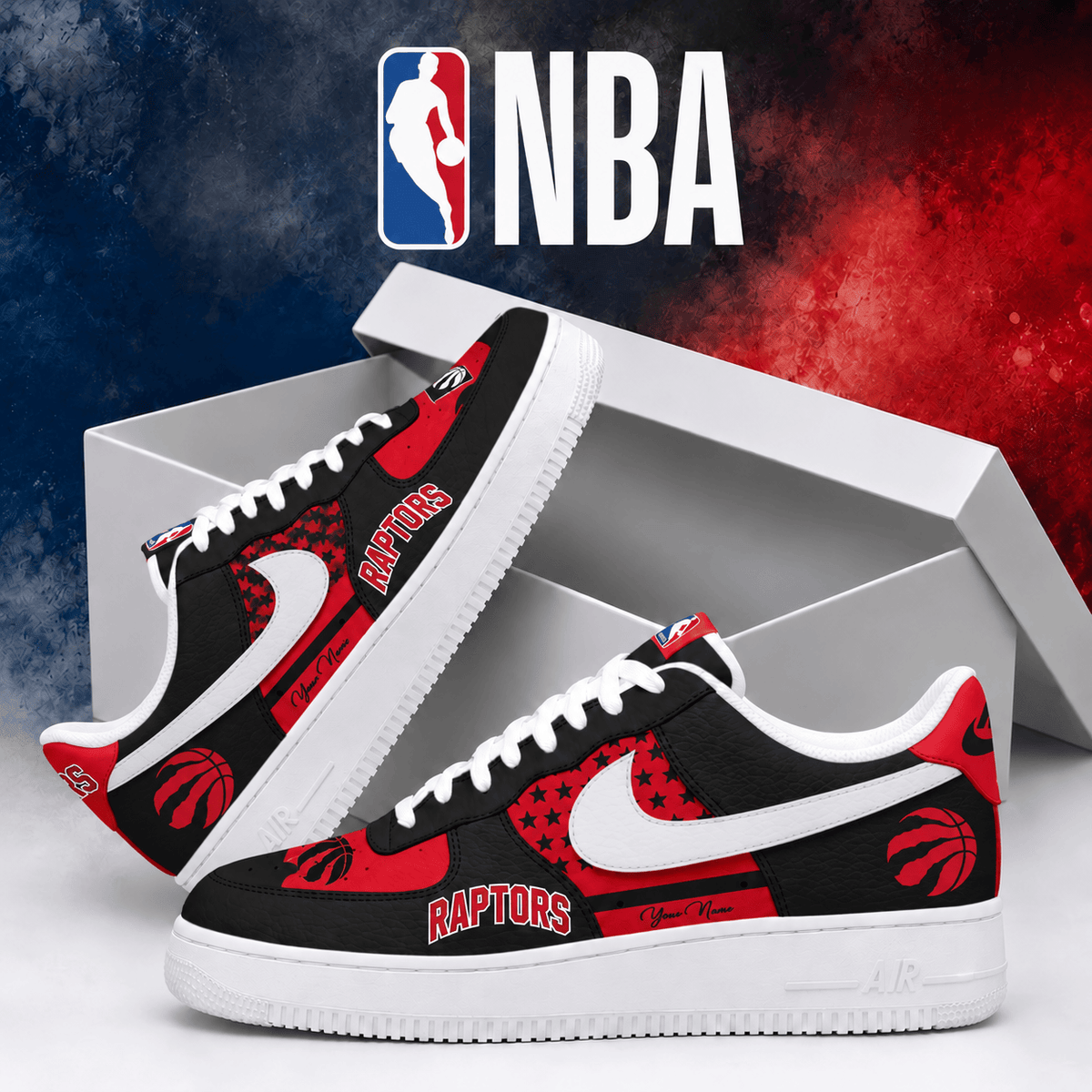 Toronto Raptors NBA Personalized Air Low Top Shoes