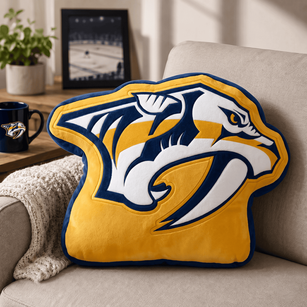 NP x NHL Premium Custom Shape Pillow