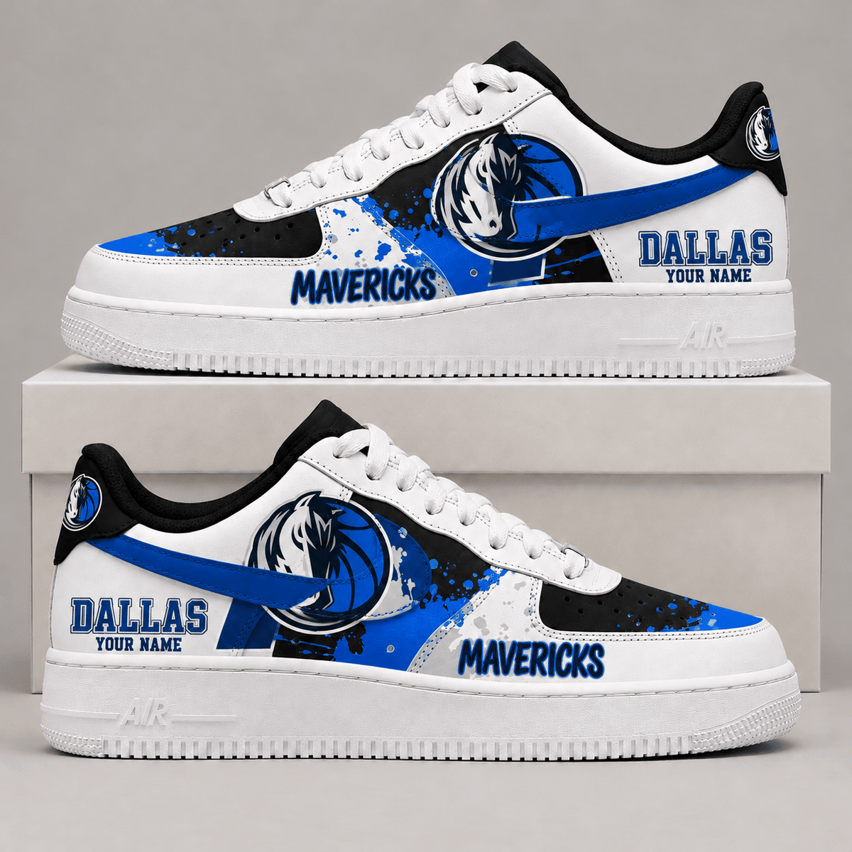 Dallas Mavericks NBA Personalized Air Low Top Shoes