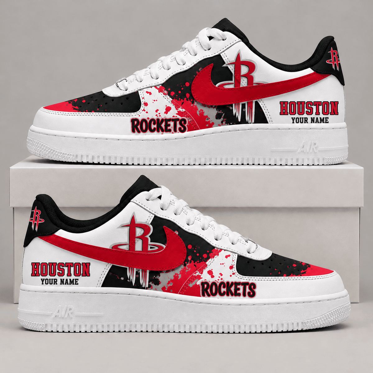 Houston Rockets NBA Personalized Air Low Top Shoes