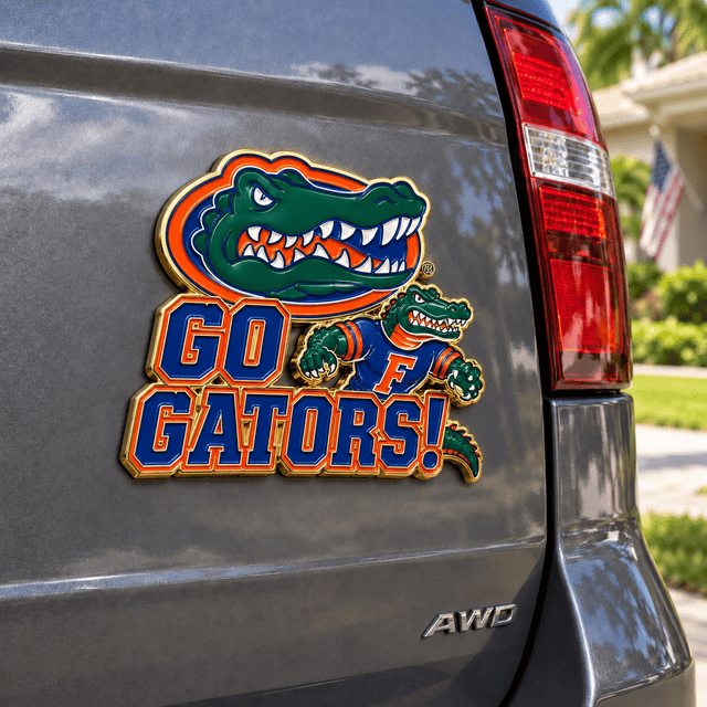 Florida Gators NCAA Team Slogan Acrylic Car Sticker