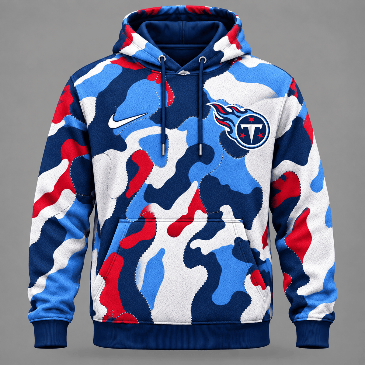 Tennessee Titans | Premium NFL Team Camo Performance Hoodie