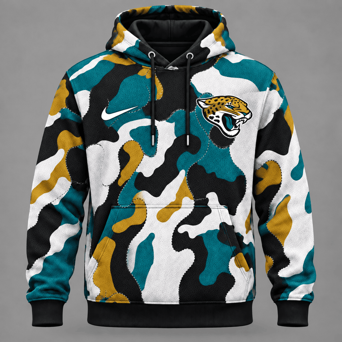Jacksonville Jaguars | Premium NFL Team Camo Performance Hoodie