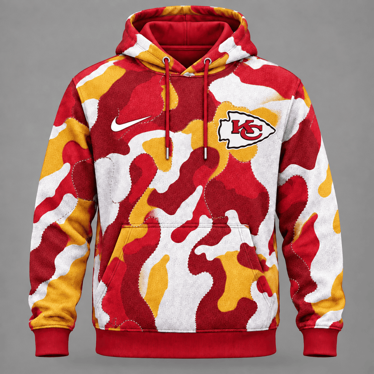 Kansas City Chiefs | Premium NFL Team Camo Performance Hoodie