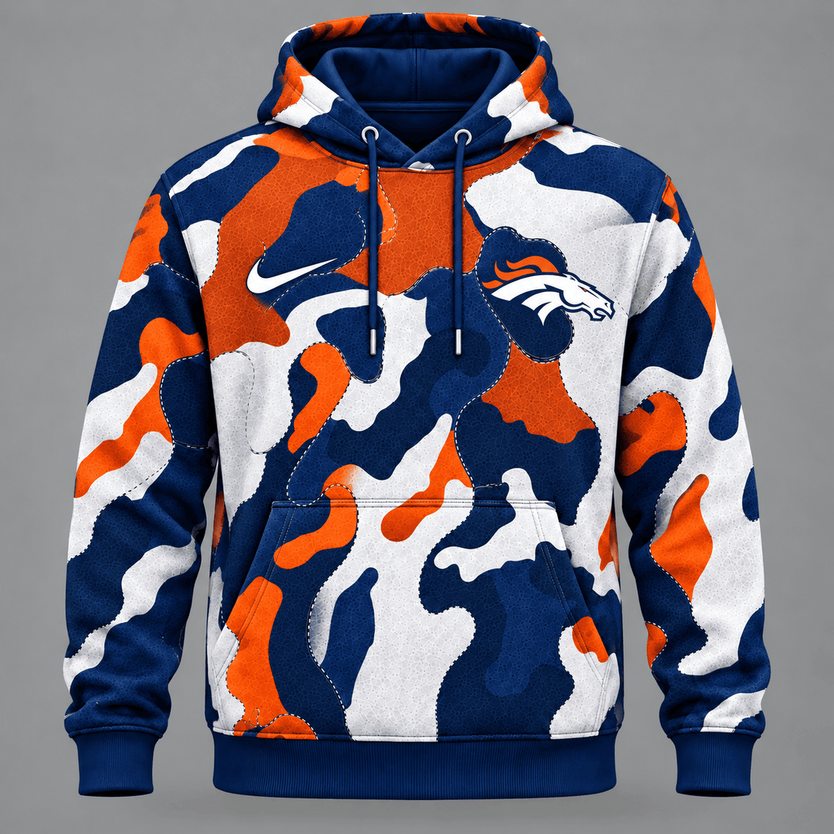 Denver Broncos | Premium NFL Team Camo Performance Hoodie