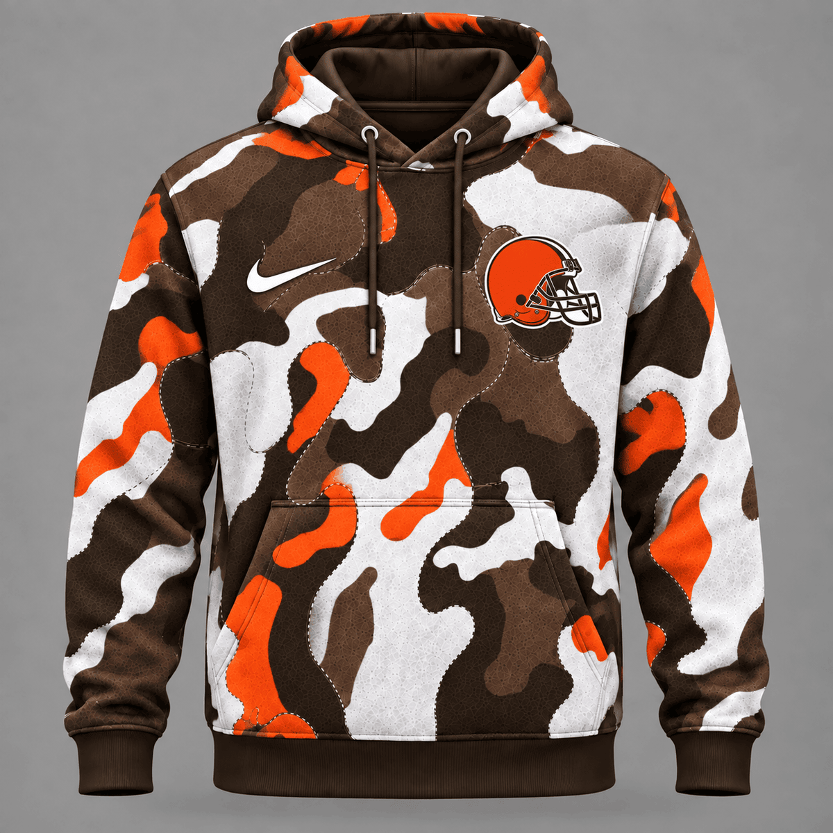 Cleveland Browns | Premium NFL Team Camo Performance Hoodie