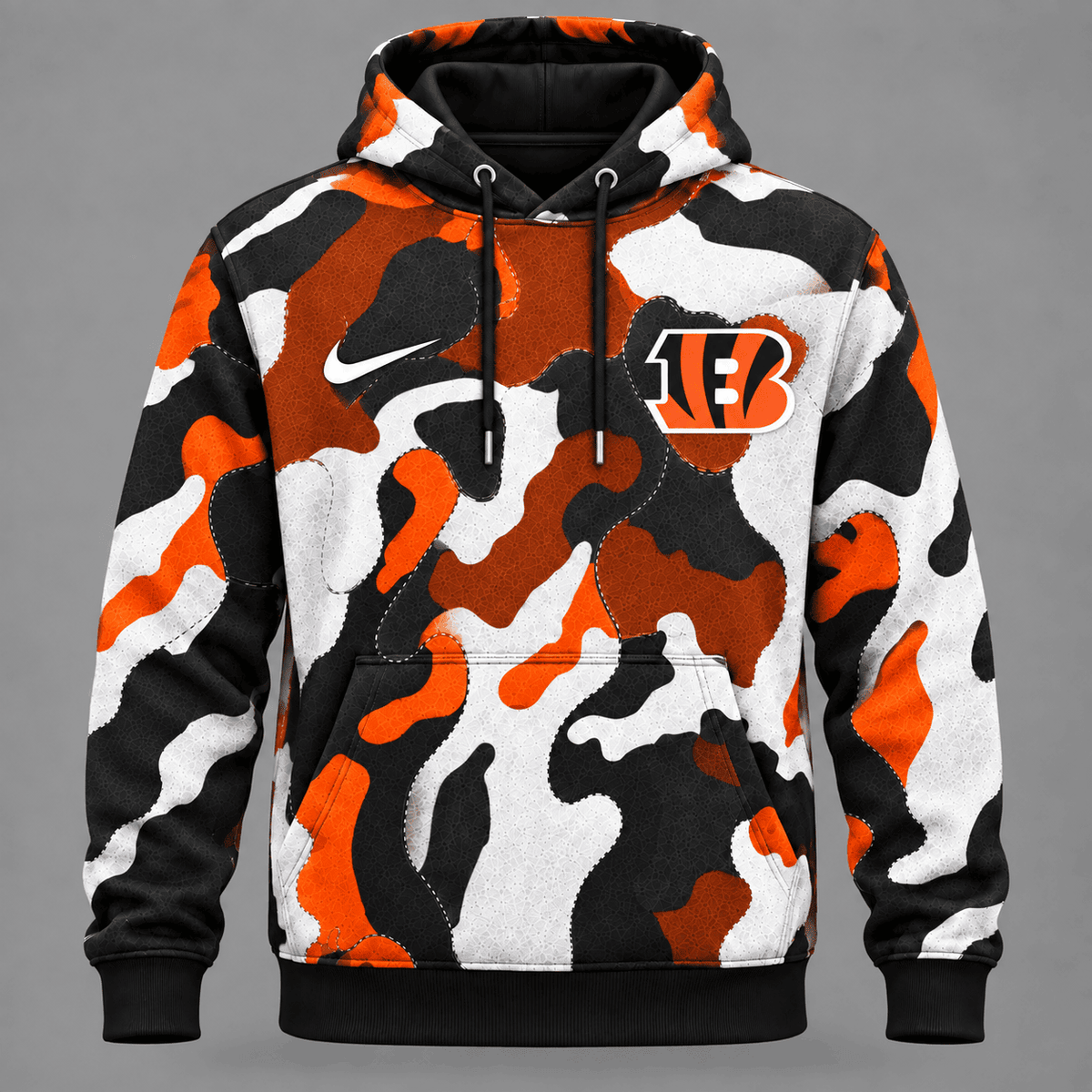 Cincinnati Bengals | Premium NFL Team Camo Performance Hoodie