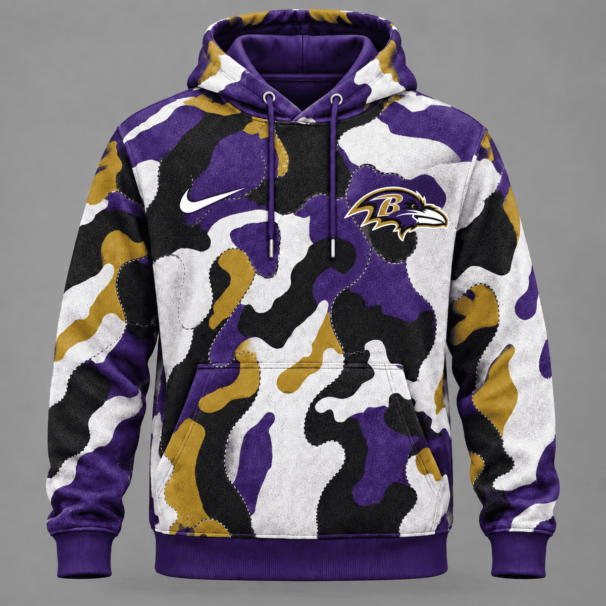 Baltimore Ravens | Premium NFL Team Camo Performance Hoodie