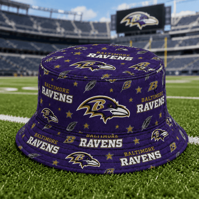 Baltimore Ravens NFL Bucket hat Gift For Fan