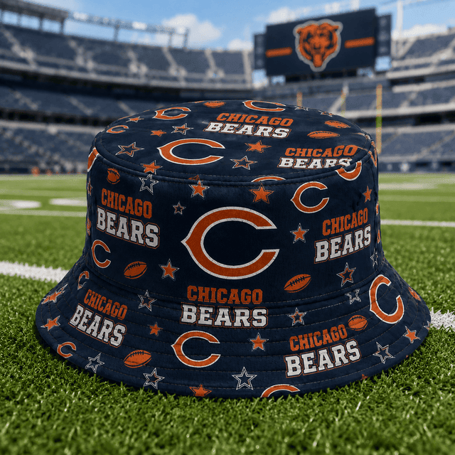 Chicago Bears NFL Bucket hat Gift For Fan