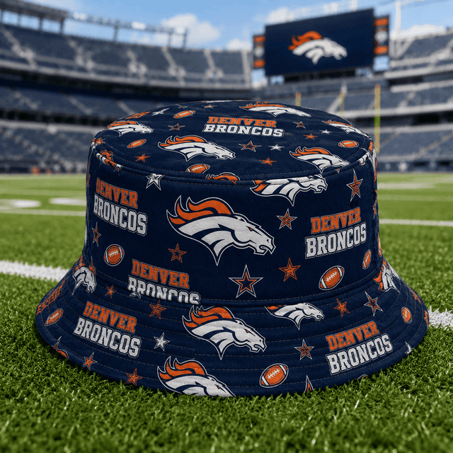 Denver Broncos NFL Bucket hat Gift For Fan