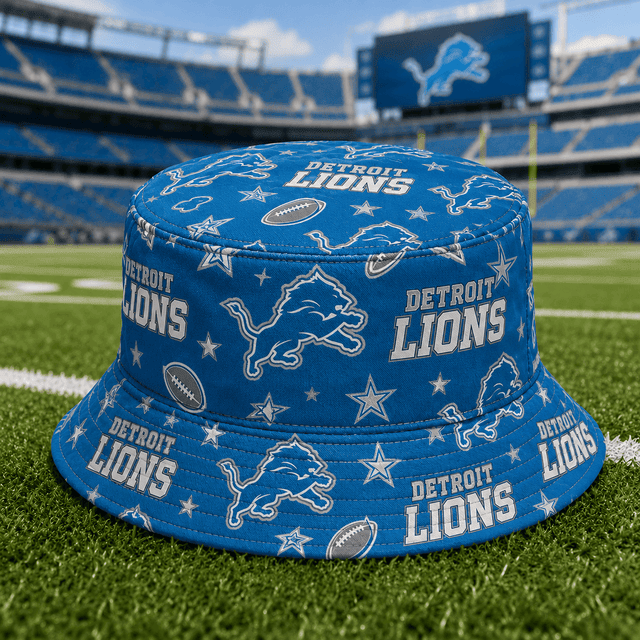 Detroit Lions NFL Bucket hat Gift For Fan