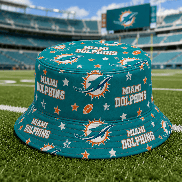 Miami Dolphins NFL Bucket hat Gift For Fan