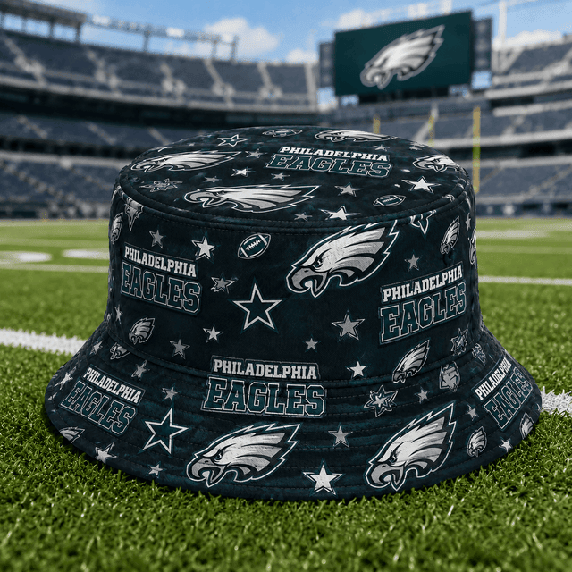 Philadelphia Eagles NFL Bucket hat Gift For Fan