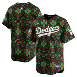 Los Angeles Dodgers Mexico Aztec Spirit Vapor Premier Limited Jersey - Printed