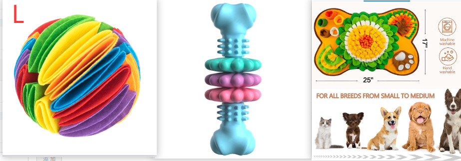 Durable rubber dog bone toy with textured surface