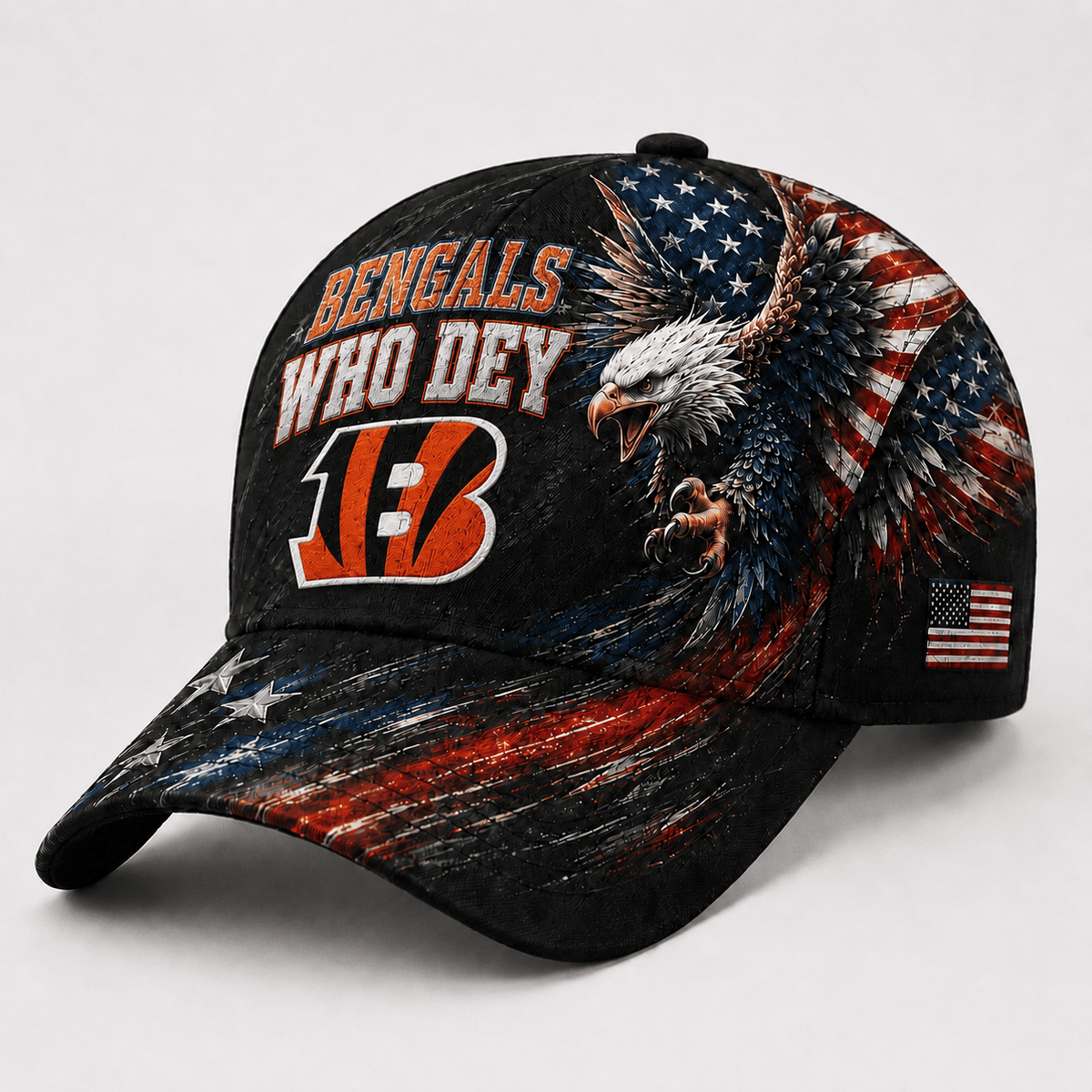 Cincinnati Bengals | Premium NFL Eagle Freedom America Classic Cap