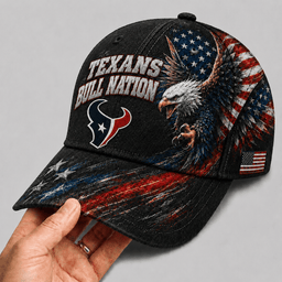 Houston Texans | Premium NFL Eagle Freedom America Classic Cap