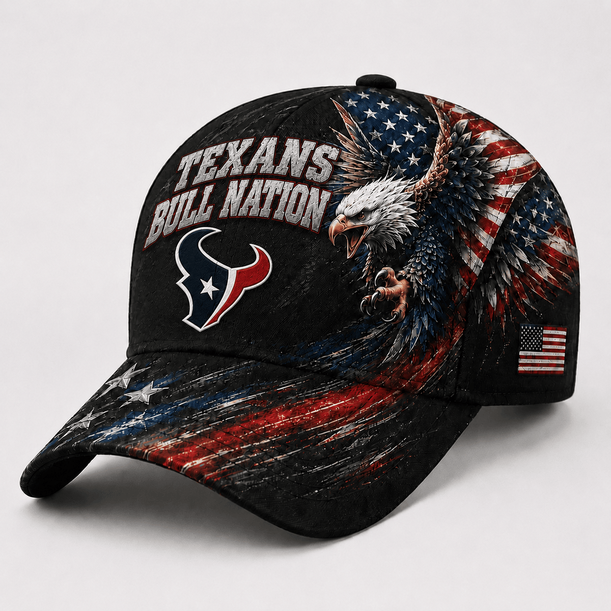 Houston Texans | Premium NFL Eagle Freedom America Classic Cap