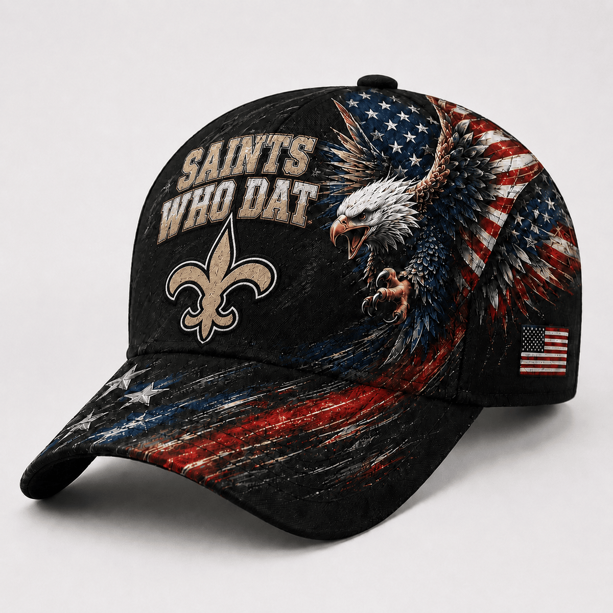 New Orleans Saints | Premium NFL Eagle Freedom America Classic Cap