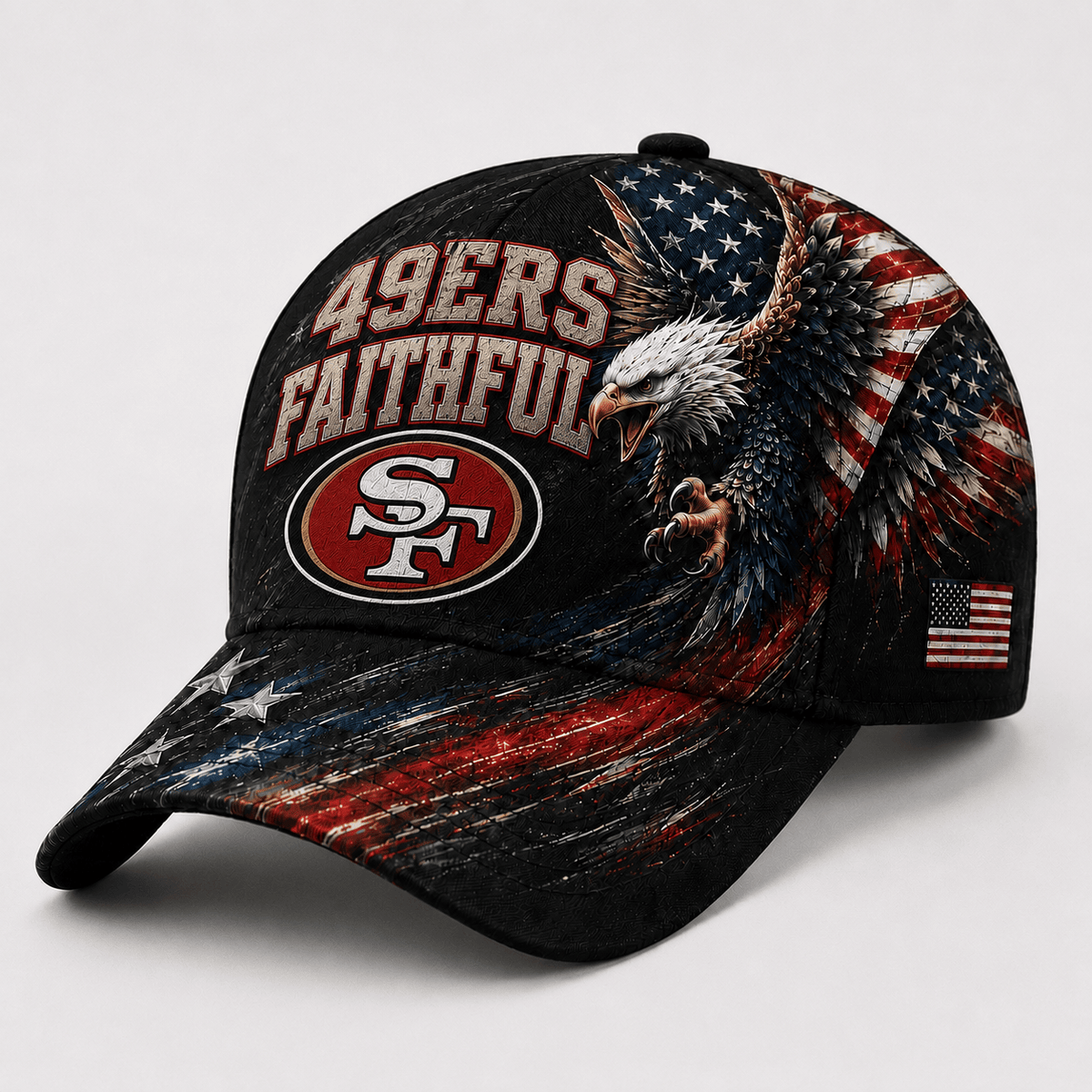 San Francisco 49ers | Premium NFL Eagle Freedom America Classic Cap