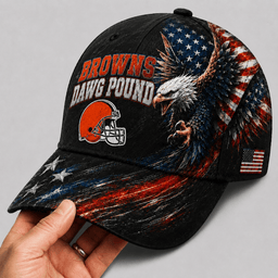 Cleveland Browns | Premium NFL Eagle Freedom America Classic Cap