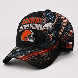 Cleveland Browns | Premium NFL Eagle Freedom America Classic Cap