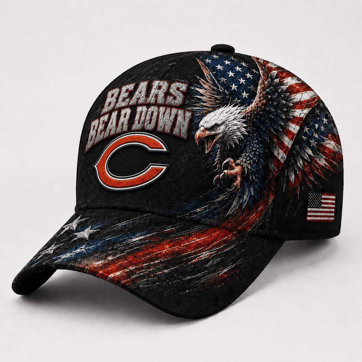 Chicago Bears | Premium NFL Eagle Freedom America Classic Cap