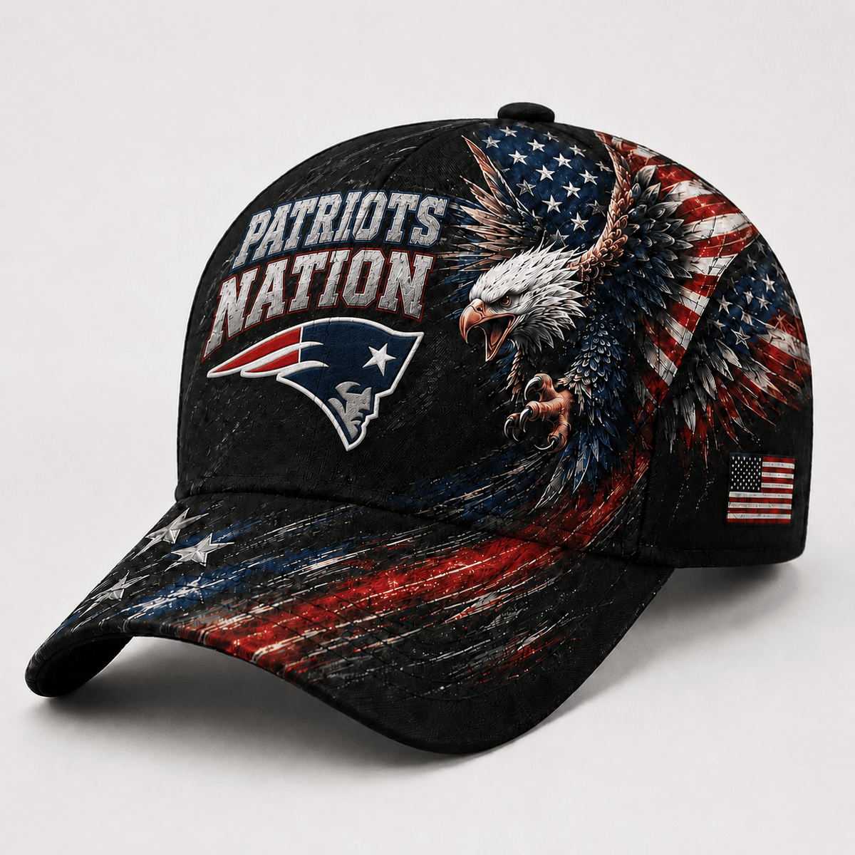 New England Patriots | Premium NFL Eagle Freedom America Classic Cap