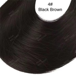 Invisible Long Tape Extensions Black Brown