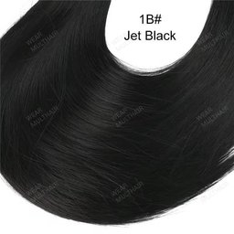 Genius Weft Curl Extensions Jet Black