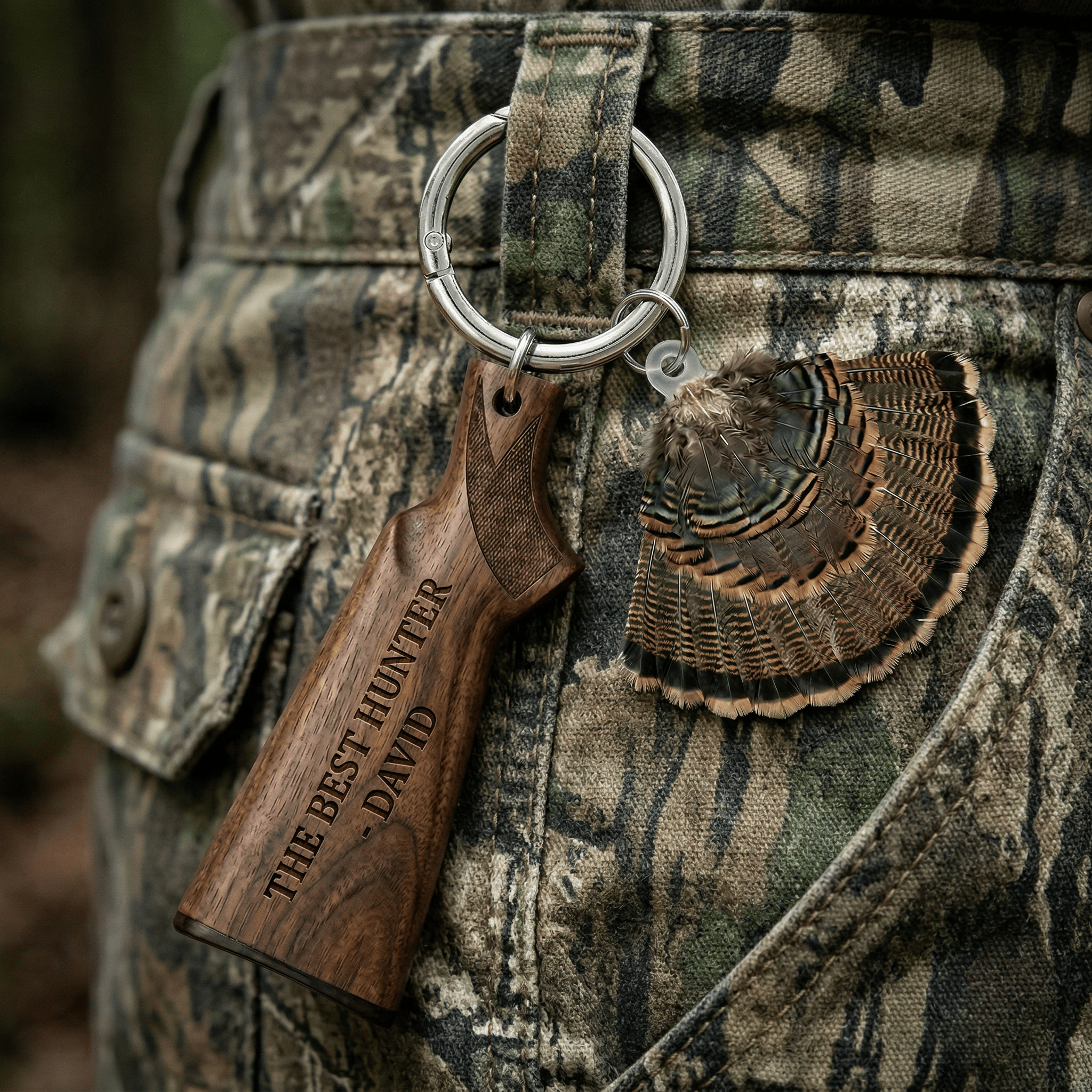 Custom Turkey Hunting Keychain - The Red Patriot