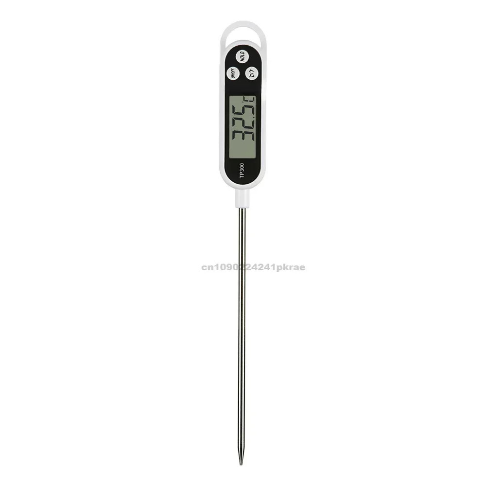 Instant read digital thermometer for cooking BBQ milk baking and food safety USA