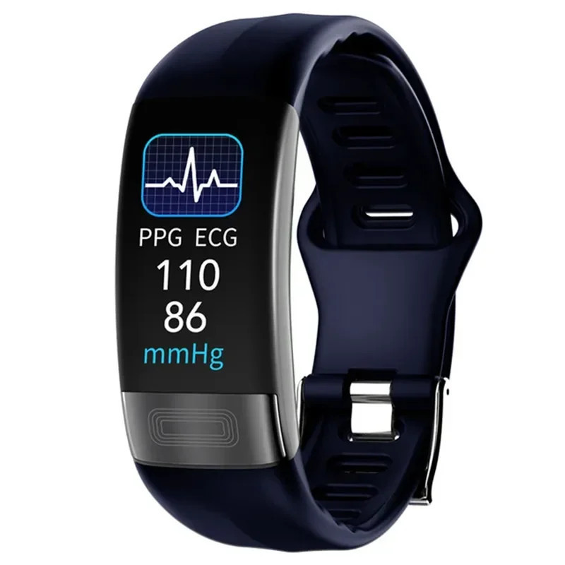 Smart fitness band with ECG heart rate monitor sleep tracking and activity tracker waterproof design USA