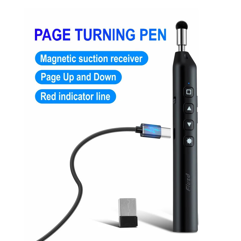 Wireless PPT presenter remote with USB receiver for slides control meetings lectures and classrooms USA