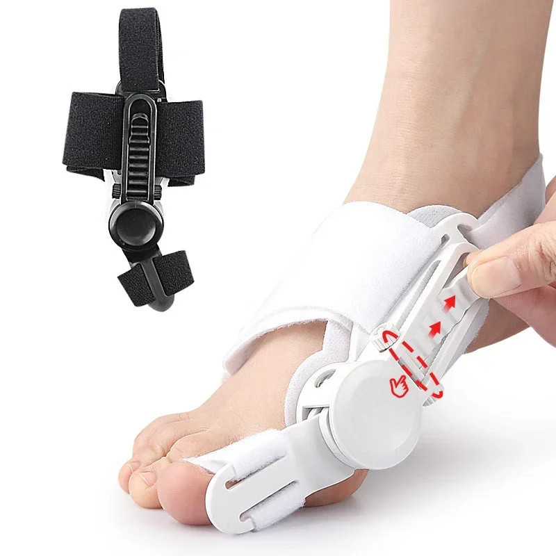 Orthopedic rotatable bunion corrector for big toe straightening and pain relief support USA