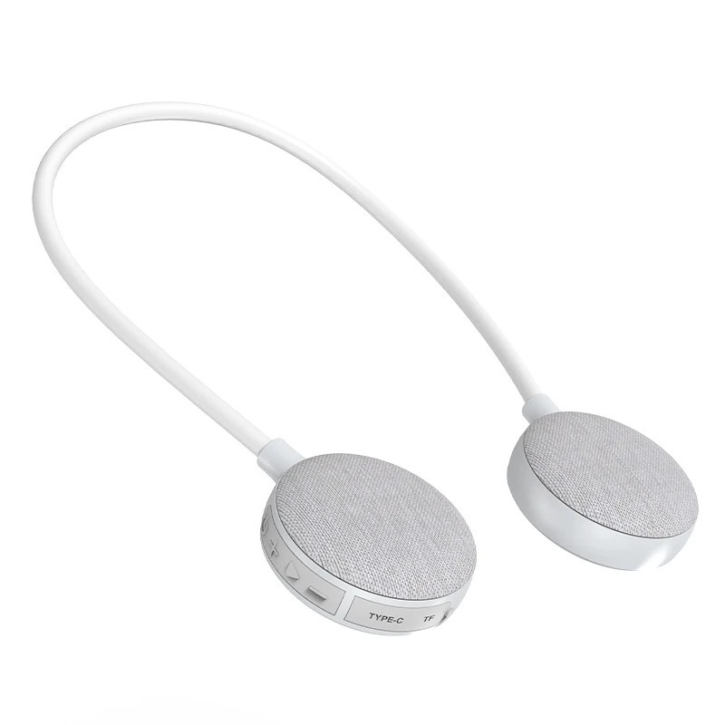 Wearable Bluetooth neck speaker stereo audio player for outdoor sports travel and daily use USA