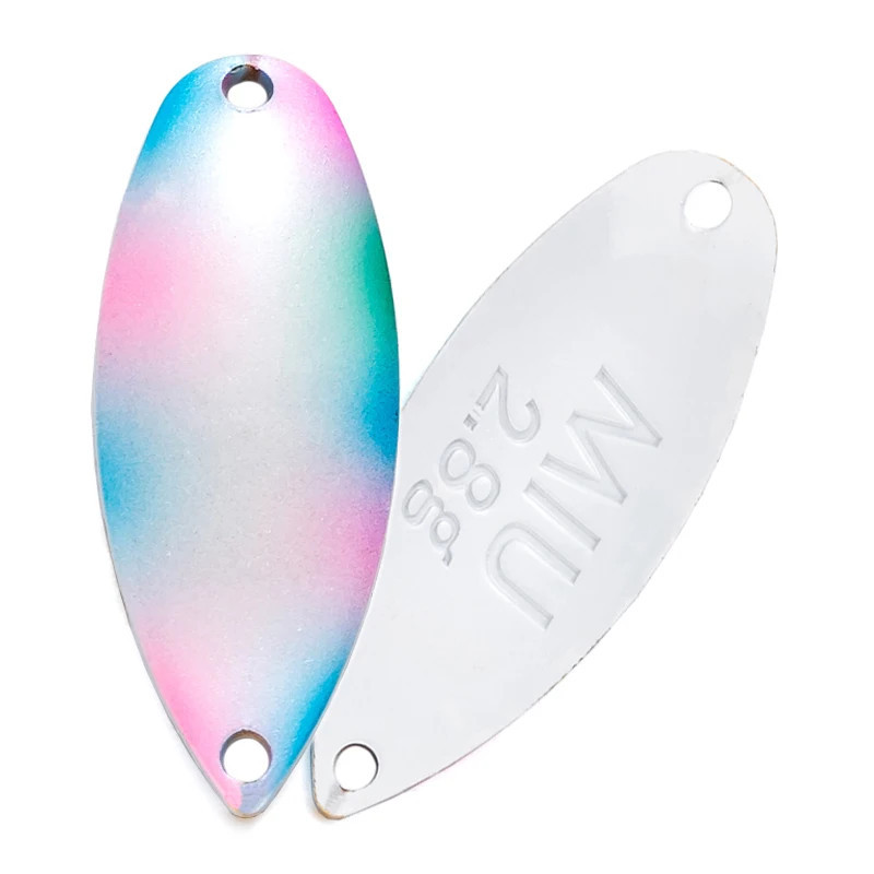 Premium metal spoon fishing lures MIU spinner bait set for perch trout pike and salmon fishing gear USA