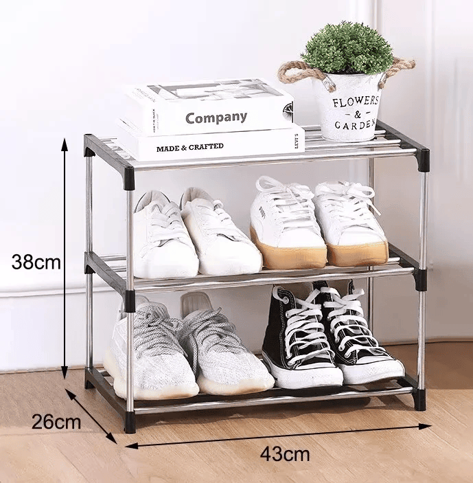 4 tier shoe storage rack for entryway closet bedroom and apartment organization USA trending