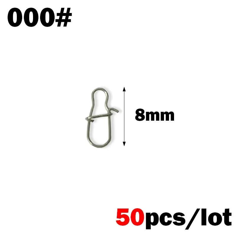 Stainless steel fishing rolling swivels with snaps for bass trout surf and offshore fishing USA