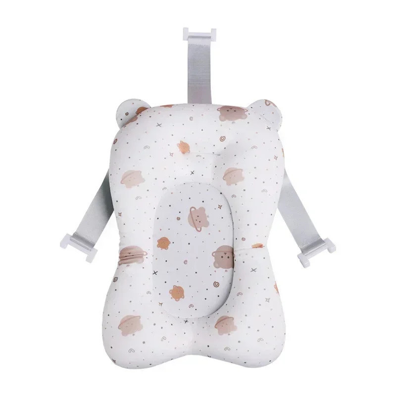 Baby bath cushion with quick drying fabric for newborn infants and comfortable bathing USA