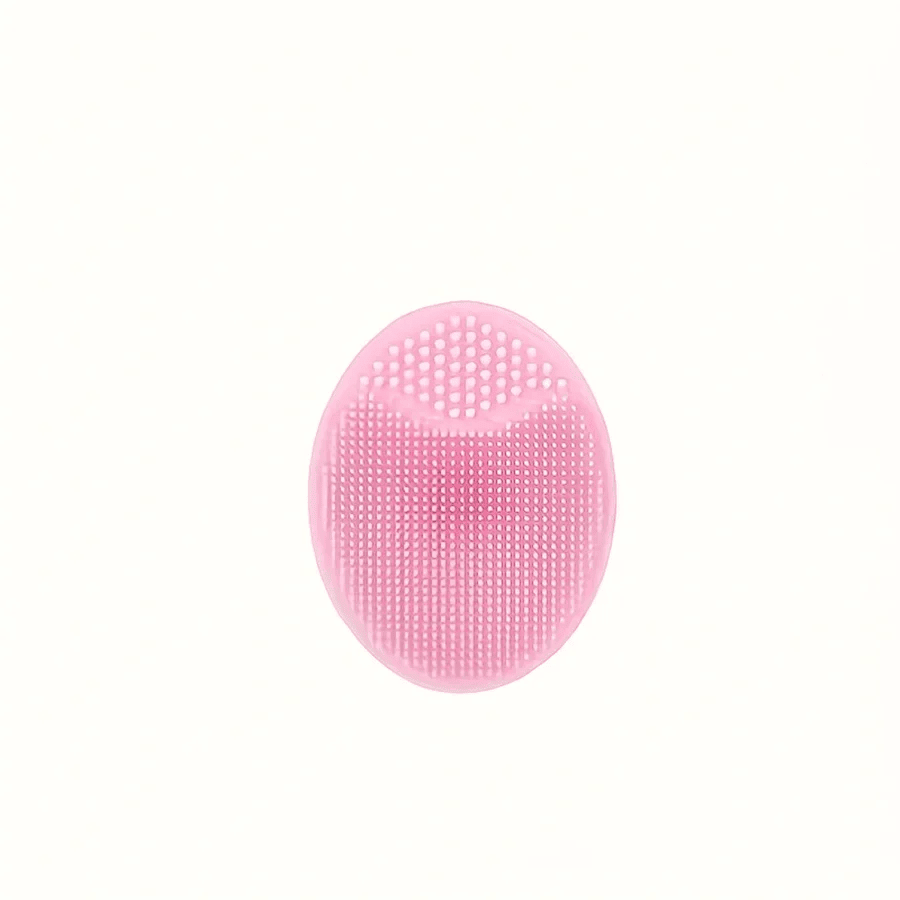 Baby scalp massage brush designed for gentle bathing and lifting flakes associated with cradle cap
