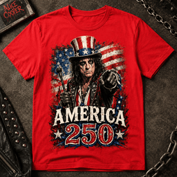 Alice Cooper Uncle Sam Top Hat Patriotic 3D Shirt for Hard Rock Fans and Concert Nights