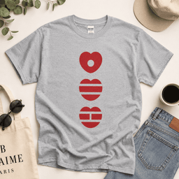 BTS Heart Motif 3D Shirt for True ARMY Fans