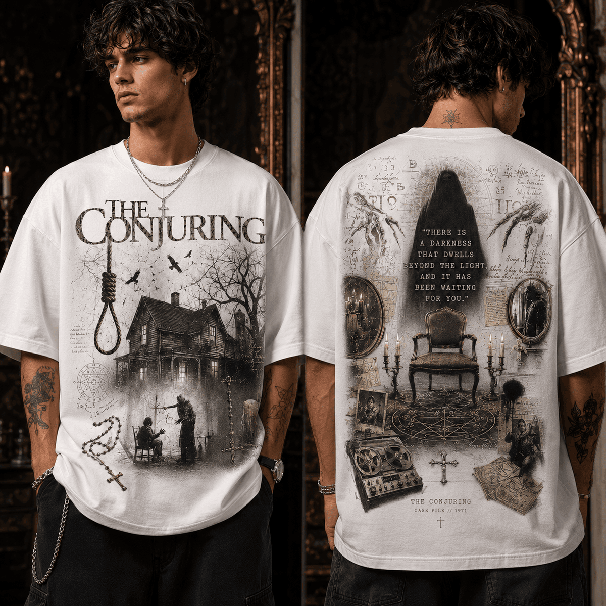 The Conjuring Haunted House 3D Shirt for Horror Movie Enthusiasts