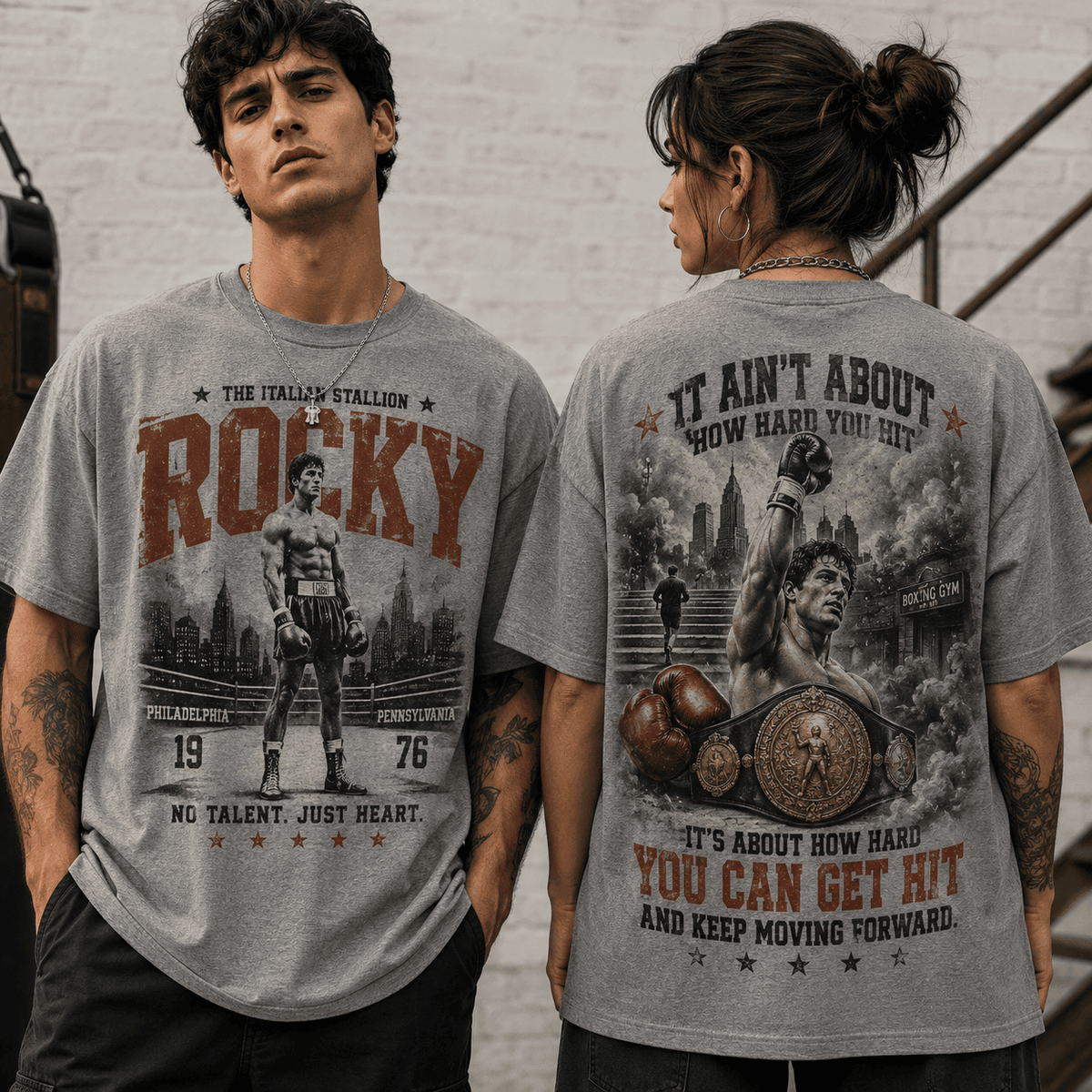 Rocky 1976 Tribute 3D Shirt for True Boxing Fans