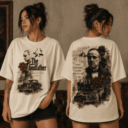 The Godfather Rose Motif 3D Shirt for Classic Movie Fans