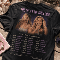 Hilary Duff Lucky Me Tour 3D Shirt for Concert Nights